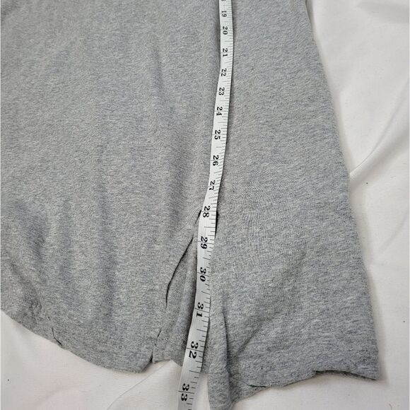 VINTAGE 90s gray Bloomies spellout long sleeve tunic top sleep shirt L‎ - Picture 10 of 10